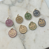 THE PAVÉ HAPPY FACE PENDANT
