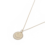 THE SEMI PAVÉ HAPPY FACE PENDANT