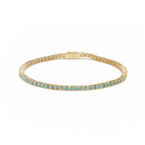 THE CLASSIC 2MM TENNIS BRACELET COLORED CZ
