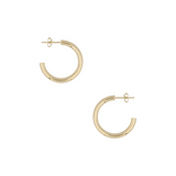 THE 14K 3MM TUBE HOOPS