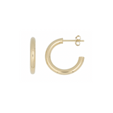 THE 14K 3MM TUBE HOOPS