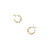THE 14K 3MM TUBE HOOPS