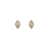 MARQUISE BEZEL STUDS