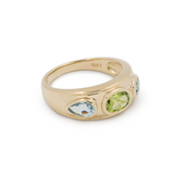 THE LILIANE OVAL-PEAR RING