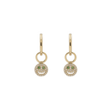 THE PAVÉ HAPPY FACE DROP EARRINGS