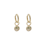 THE PAVÉ HAPPY FACE DROP EARRINGS