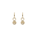 THE PAVÉ HAPPY FACE DROP EARRINGS