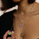 THE PAVÉ HAPPY FACE PENDANT