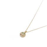 THE PAVÉ HAPPY FACE NECKLACE