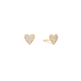THE PAVÉ PUFFED HEART STUDS
