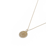 THE PAVÉ HAPPY FACE PENDANT