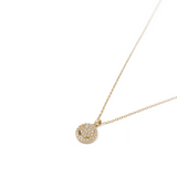 THE PAVÉ HAPPY FACE NECKLACE