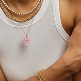 THE PAVÉ HAPPY FACE PENDANT