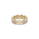 THE PAVÉ ETERNAL HAPPY FACE RING