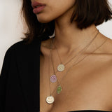 THE PAVÉ HAPPY FACE PENDANT