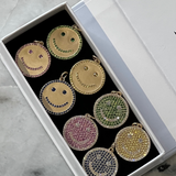 THE SEMI PAVÉ HAPPY FACE PENDANT
