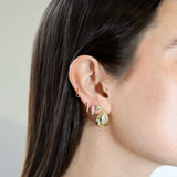 THE PUFFED HEART STUDS