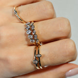 DAINTY MULTI-MARQUISE STACKER