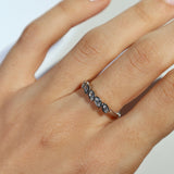 DAINTY MULTI-MARQUISE STACKER