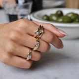 THE MINI OVAL DOME RING