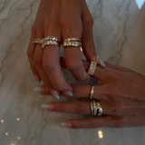 THE MULTI 3-ROW RING