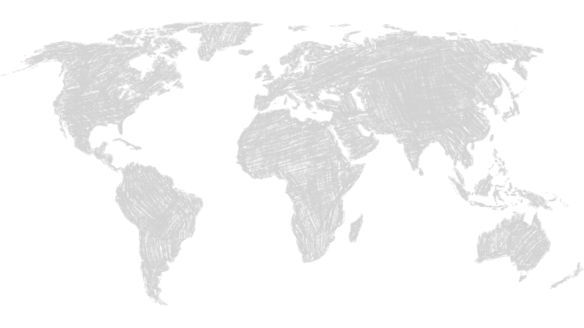 hand drawn world map