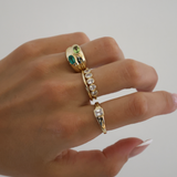 THE ROGER DOUBLE OVAL RING