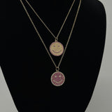 THE SEMI PAVÉ HAPPY FACE PENDANT