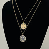 THE PAVÉ HAPPY FACE PENDANT