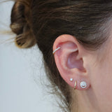 THE PAVÉ HAPPY FACE STUDS