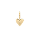 THE MINI PAVÉ PUFFED HEART CHARM