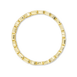 gold bracelet on a white background
