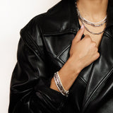 THE LARGE INDENTED PAPERCLIP BRACELET