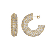 THE LISA PAVÉ HOOP