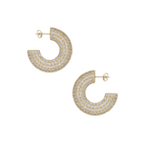 THE LISA PAVÉ HOOP