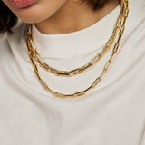 CH023 'SMALL INDENTED PAPERCLIP CHAIN'