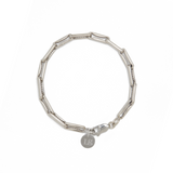 THE SMALL INDENTED PAPERCLIP BRACELET