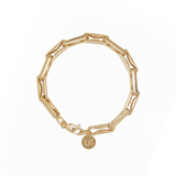 THE LARGE INDENTED PAPERCLIP BRACELET