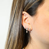 EMERALD-MARQUISE DROP EARRINGS