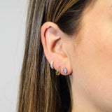 MARQUISE BEZEL STUDS