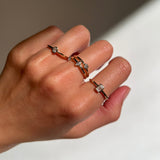 DAINTY EMERALD STACKER