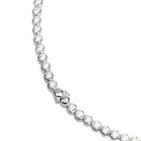 THE BEZEL TENNIS NECKLACE