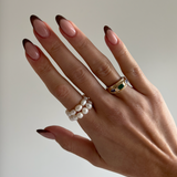 THE OVAL PEARL RING