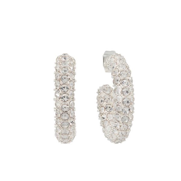 THE BOLD CRYSTAL HOOPS