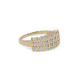 THE MULTI 3-ROW RING