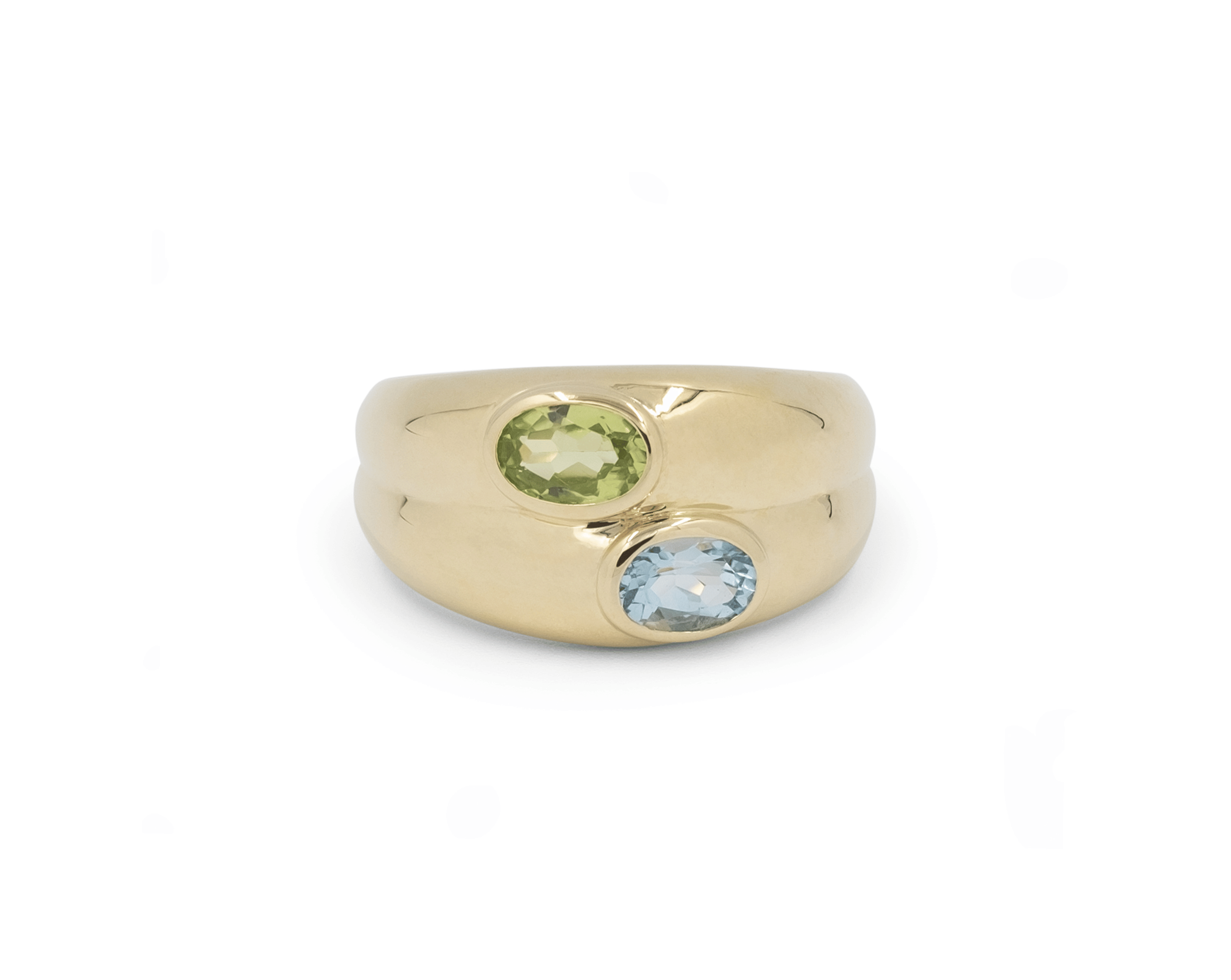 THE ROGER DOUBLE OVAL RING