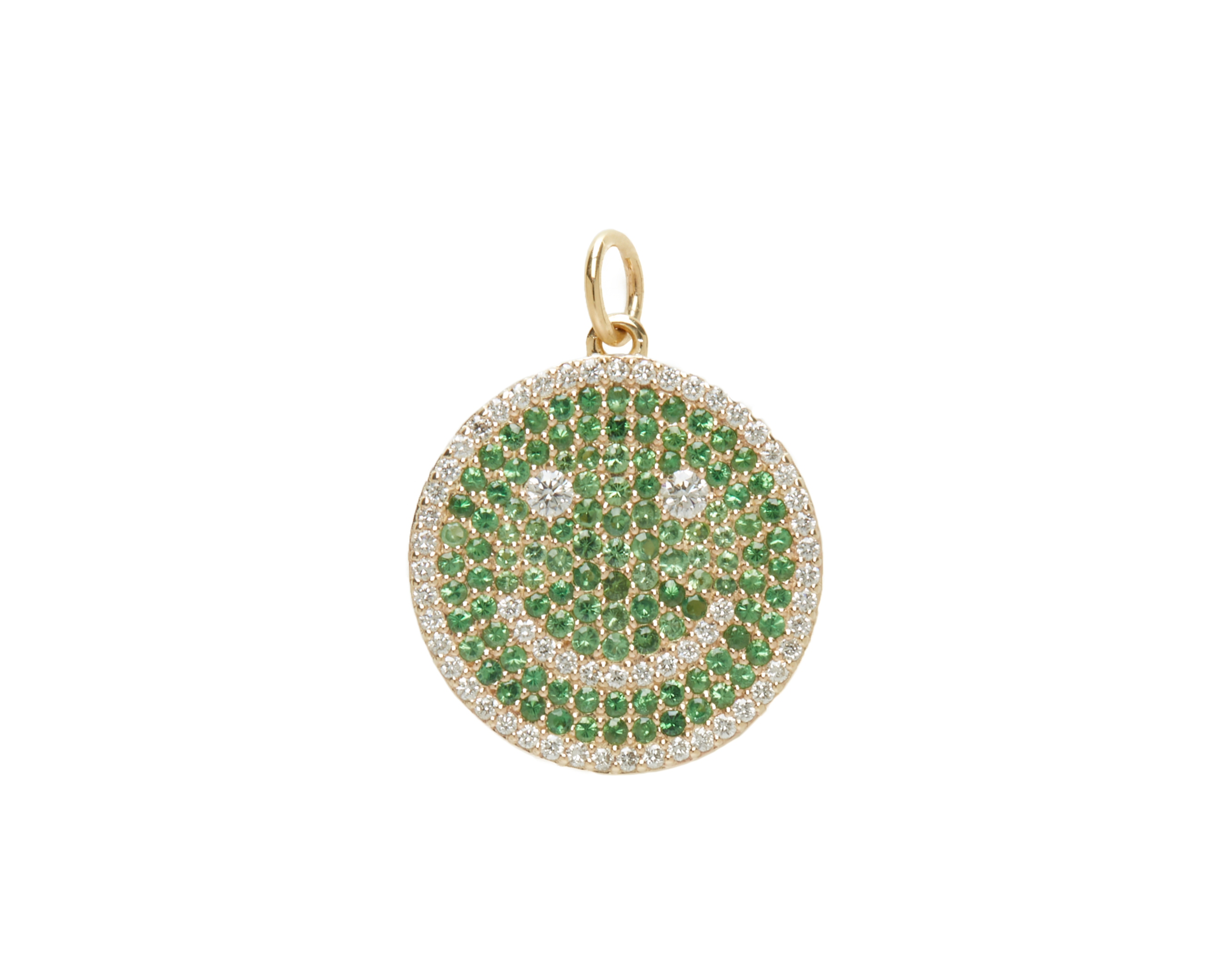 THE PAVÉ HAPPY FACE PENDANT