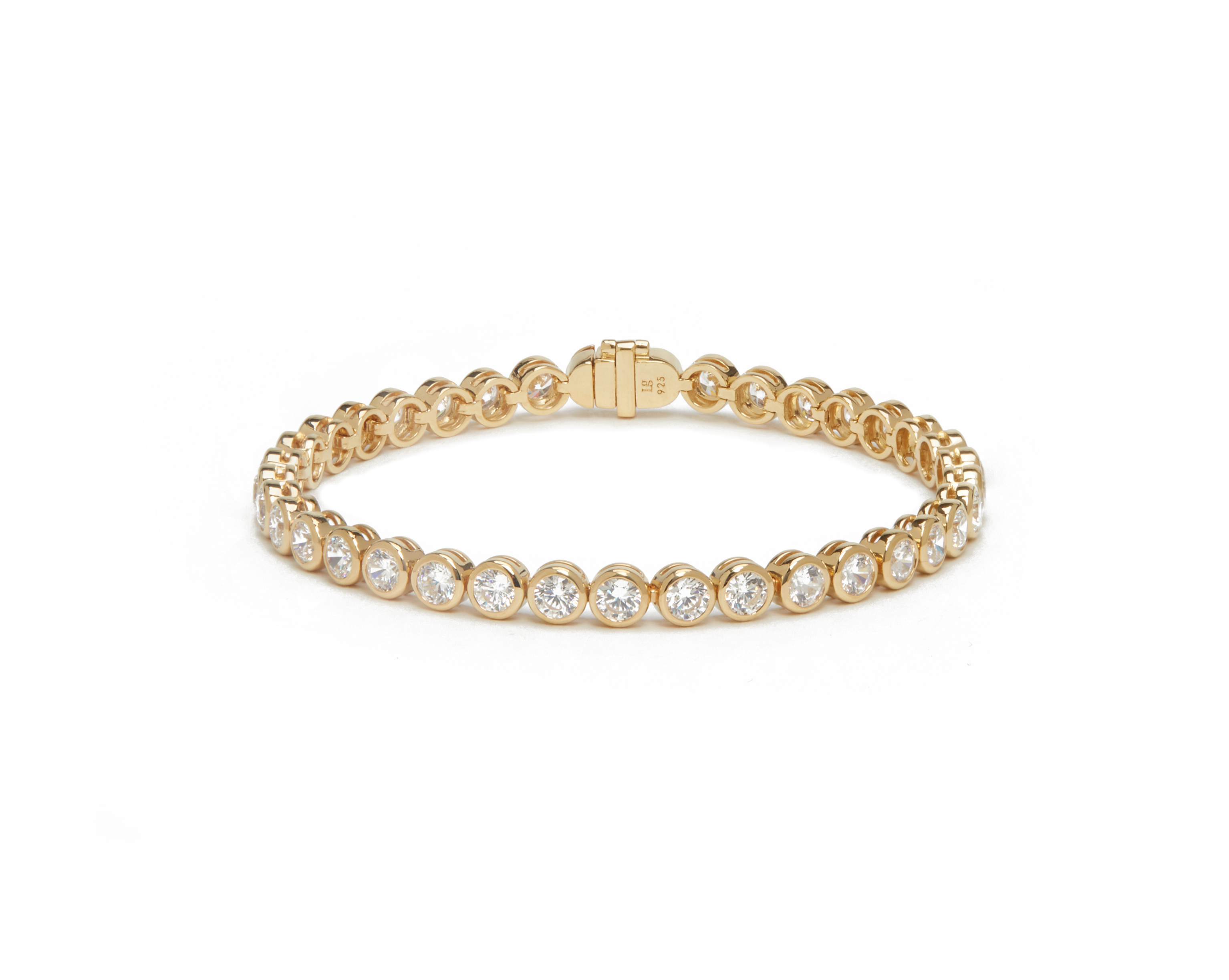 THE BEZEL TENNIS BRACELET