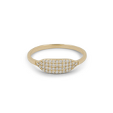 THE PAVÉ SIGNET RING