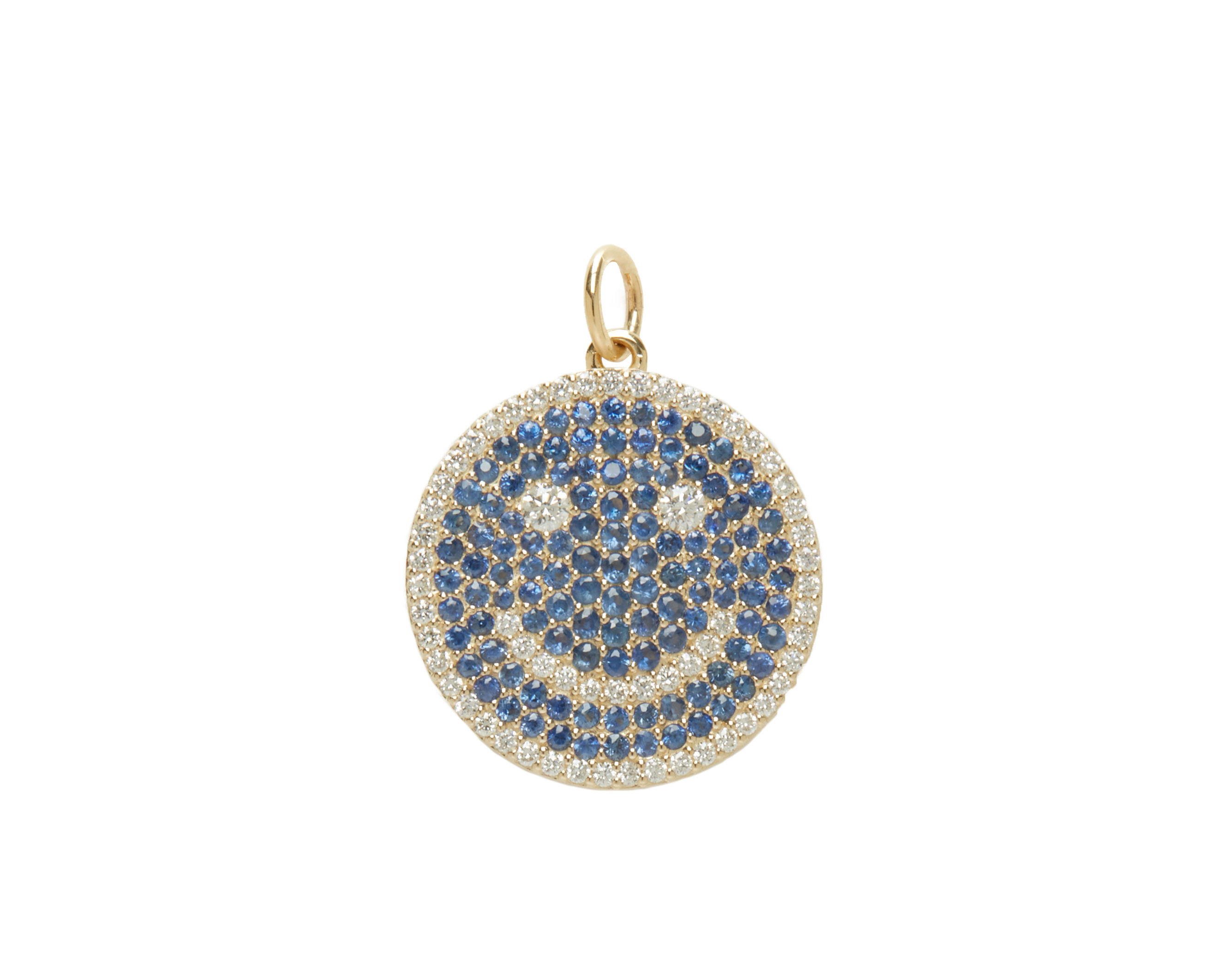 THE PAVÉ HAPPY FACE PENDANT